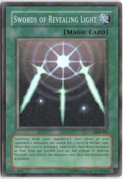 Yugioh - Swords of Revealing Light LOB-101 Unlimited - The Legend of Blue Eyes W - Image 1