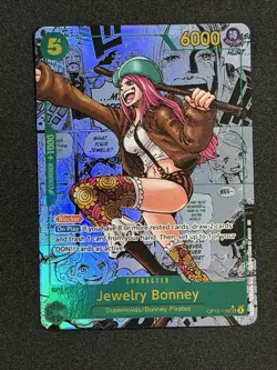 2025 One Piece JEWELRY BONNEY #OP12-118 Legacy of the Master Manga English - Image 1