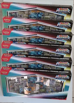 Pokemon Prismatic Sams Club Lucario Ex Tyranitar Ex Premium Collection LOT OF 6 196214130029 - Image 1