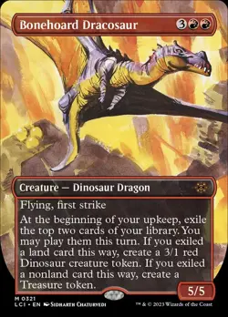 Bonehoard Dracosaur - Borderless Light Play, English Magic the Gathering MTG The - Image 1