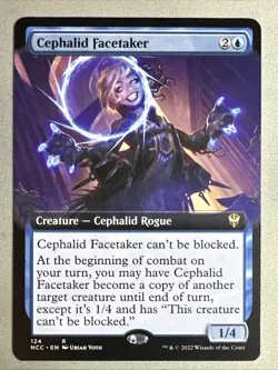 MTG / Cephalid Facetaker / NCC / #124 / Regular (Extended Art) / Rare / NM - Image 1