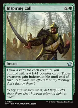 [MTG] Inspiring Call (0226) (FDN) LP-HP - Image 1
