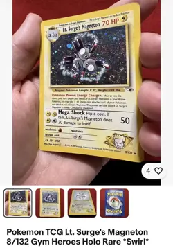 6 Card Lot Of Pokemon TCG For Customer - Image 1
