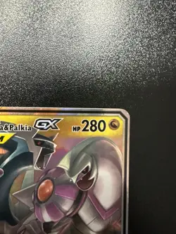Pokemon TCG Arceus & Dialga & Palkia GX 156/236 Cosmic Eclipse Ultra Rare Card - Image 3