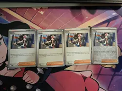 4x Hilda 084/086 Uncommon White Flare Pokemon TCG Playset NM - Image 1