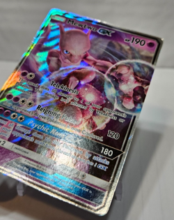 Mewtwo GX SM196 Full Art Sun & Moon Promo Pokemon 7589 - Image 2