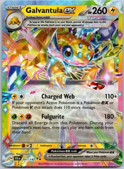Galvantula ex 51/142 Double Rare Stellar Crown NM - Image 1