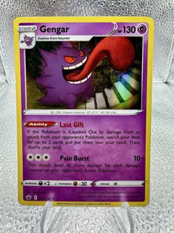 Pokemon - 057/198 Gengar SWSH06 Chilling Reign Holo Rare NM TCG - Image 1