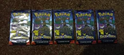 5 Packs New Pokemon Trick Or Treat 2024 TCG Halloween Themed Trading CARDS Lot - Image 3