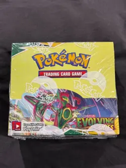 Pokemon TCG Evolving Skies Booster Box English Sword & Shield 36 Packs - Image 1