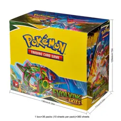 Pokemon TCG Evolving Skies Booster Box English Sword & Shield 36 Packs - Image 2