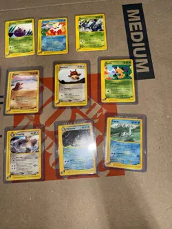 Pokemon TCG Skyridge lot Lapras Abra Venonat Delibird Seel rare vintage NM - Image 2