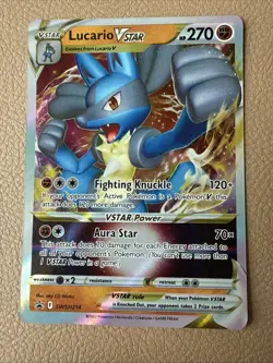 Lucario V SWSH213 + Lucario VSTAR SWSH214 Promo Lot (2) Pokemon NM - Image 2