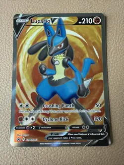 Lucario V SWSH213 + Lucario VSTAR SWSH214 Promo Lot (2) Pokemon NM - Image 4