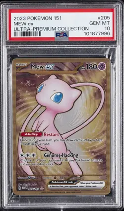 2023 POKEMON 151 ULTRA-PREMIUM COLLECTION #205 MEW EX PSA 10 - Image 1