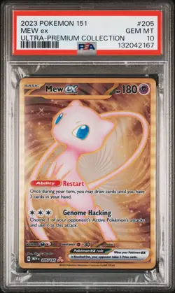2023 POKEMON 151 ULTRA-PREMIUM COLLECTION #205 MEW EX PSA 10 - Image 1