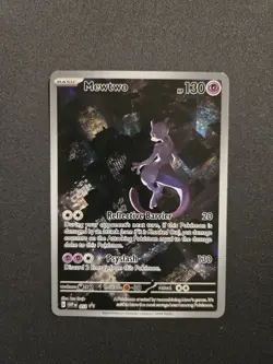 Pokemon TCG Mewtwo SVP 052 Scarlet Violet 151 Black Star Promo - Image 1