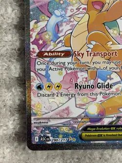 Pokemon Mega Dragonite EX 290/217 Rare Full Art Holo 370 HP Stage 2 Pokemon TCG - Image 3