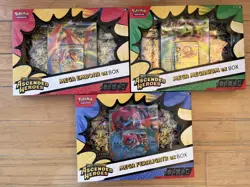 Pokemon TCG Ascended Heroes Mega Feraligatr Meganium Emboar Ex Box New & Sealed - Image 1