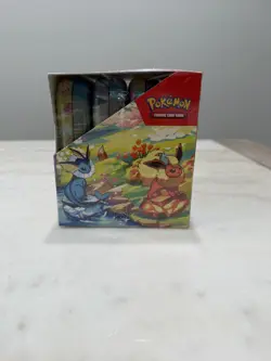 Pokemon TCG Prismatic Evolutions Mini Tin Display - FACTORY SEALED - Image 5