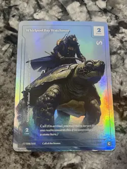 Wonders of the First Whirlpool Bay Watchman Formless Foil Alt Art Call Stones - Image 1