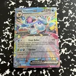 Glaceon ex 026/131 Prismatic Evolutions Stamped Promo Pokemon Card - Image 1