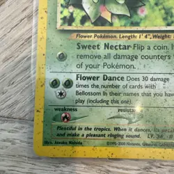 Pokemon Bellossom 3/111 Neo Genesis Holo Rare Unlimited 70 HP English Card - Image 5