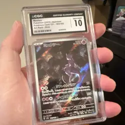 Wizards Mewtwo Sv2a Pokemon Card 151 Art Rare Holo 183/165 Basic 130 HP Japanese - Image 3