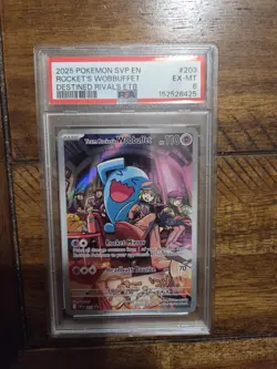 Pokemon Team Rocket's Wobbuffet 203 Sv: Scarlet & Violet Promo Cards Holo PSA - Image 3