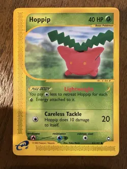 Pokemon TCG Hoppip Aquapolis 83/147 Regular Card - Image 1