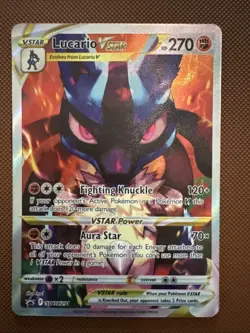 Lucario VSTAR SWSH291 SWSH: Sword & Shield Promo Cards Holo - Image 1