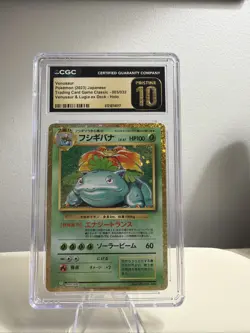 CGC Pristine 10 Venusaur Holo Classic Japanese 2023 Pokemon Card #003 - Image 1