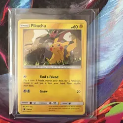 Pokemon Card Sun & Moon Promo Pikachu SM234 Holo - Image 1