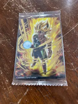 Dragon Ball ItaJaga Vol. 7 Bardock Super Saiyan Bandai Japan Card 7-12 SEC - Image 1