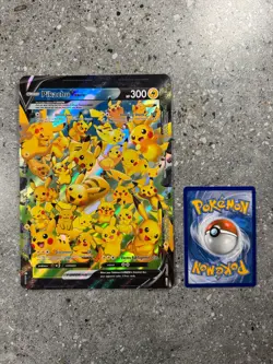 Pokemon TCG Cards Pikachu V-Union SWSH Black Star Promo JUMBO / OVERSIZE - Image 1