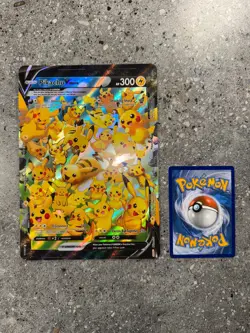 Pokemon TCG Cards Pikachu V-Union SWSH Black Star Promo JUMBO / OVERSIZE - Image 3