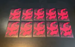 10X Pokemon Darkrai Astral Radiance 2021 Card Sleeves Protective Sleeves ETB NM+ - Image 1