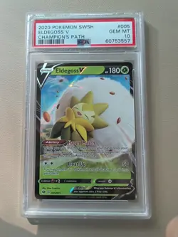 2020 Pokemon SWSH Eldegoss V 005/073 - Champion’s Path Graded PSA 10 Gem Mint - Image 2