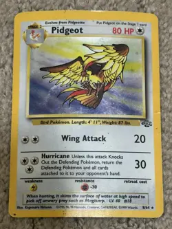 6 card vintage holo pokemon card lot MP / HP / Damaged (various sets) - Image 3