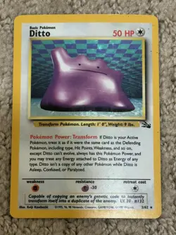 6 card vintage holo pokemon card lot MP / HP / Damaged (various sets) - Image 4