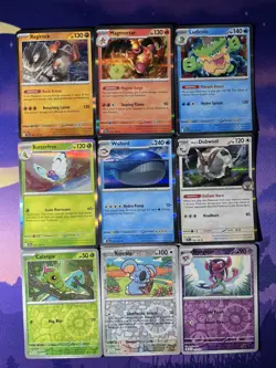 Pokemon Bulk Lot (Journey Together) - 100 Common Cards (14 Reverse's & 6 Holo's) - Image 2