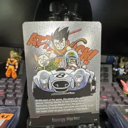 Son Goku Full Art Foil Energy Marker E-71 Dragon Ball Super Card Game English - Image 1
