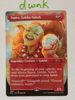 MTG Squee, Goblin Nabob Secret Lair 30th Anniversary Countdown Kit 1999 MTG - Image 1