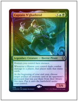 1x Captain N'ghathrod, Foil, Magic the Gathering MTG NM - Image 1
