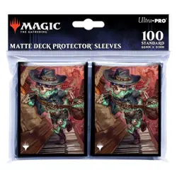 MTG OUTLAWS OF THUNDER JUNCTION 100CT DECK PROTECTOR SLEEVES KEY ART 1 - Image 2