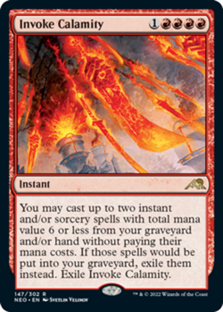 Invoke Calamity NM, English MTG Kamigawa: Neon Dynasty - Image 1