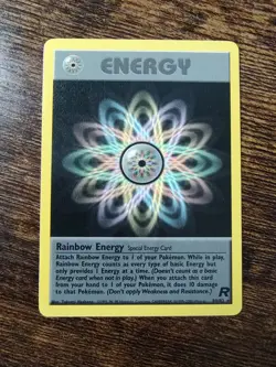 Rainbow Energy 80/82 Team Rocket Non Holo Pokemon Card - Image 1