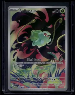 Pokemon TCG Bulbasaur 133/132 Mega Evolution Illustration Rare NM B - Image 1