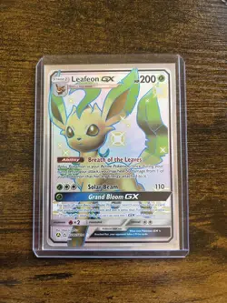 Pokemon Leafeon GX Hidden Fates Shiny Vault SV46/SV94 SM Shiny Holo *MINT* - Image 1