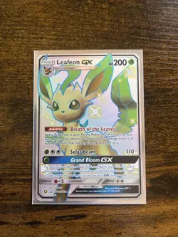 Pokemon Leafeon GX Hidden Fates Shiny Vault SV46/SV94 SM Shiny Holo *MINT* - Image 2